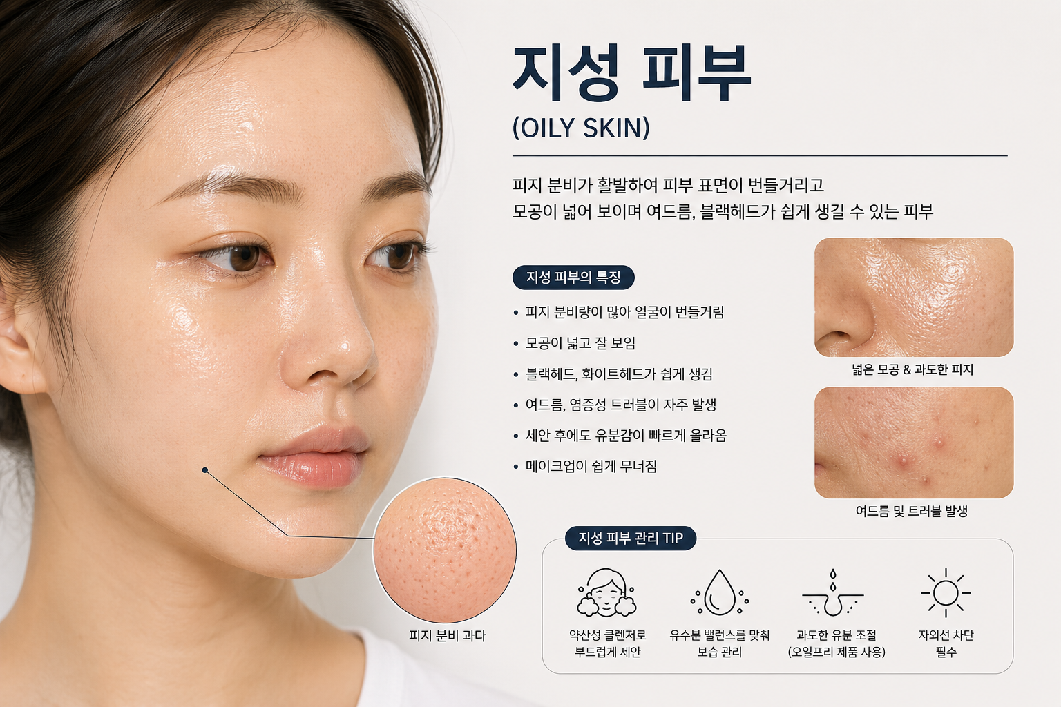 [목동점] 목동피부한의원 여드름, 지성 피부에 더 많이 올라올까요? - 해율한의원