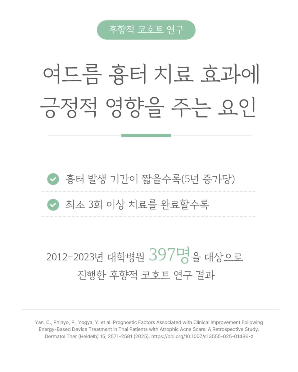 [수원점] 여드름 흉터, 그냥 두면 시간이 지나면서 알아서 나아질까요? - 해율한의원