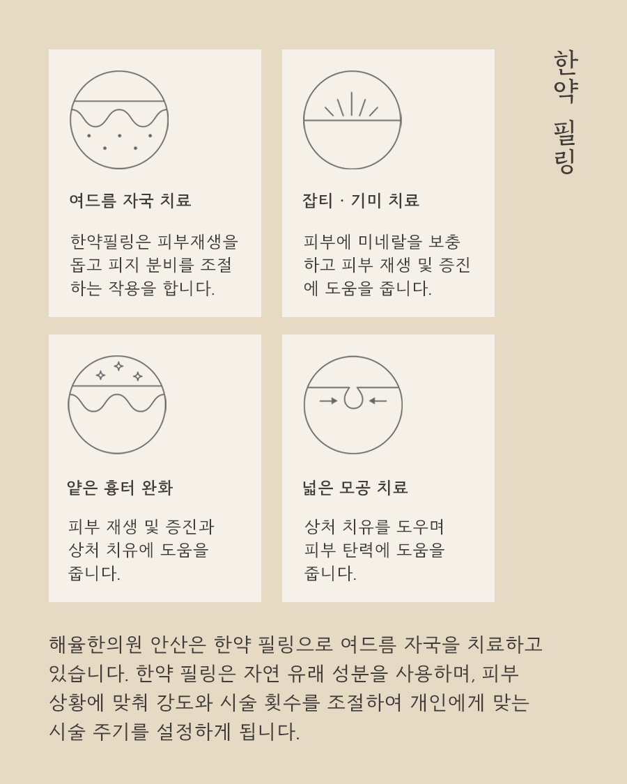 [안산점] 안산여드름자국 흉터랑 다른가요? 구분 및 예방법 - 해율한의원