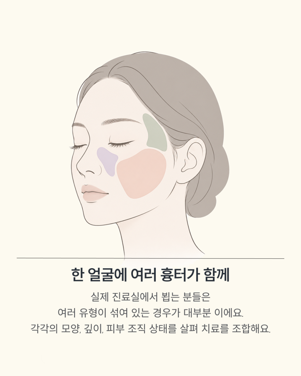 [강남점] 패인 여드름 흉터, 모양에 따라 치료 방향이 달라져요 - 해율한의원
