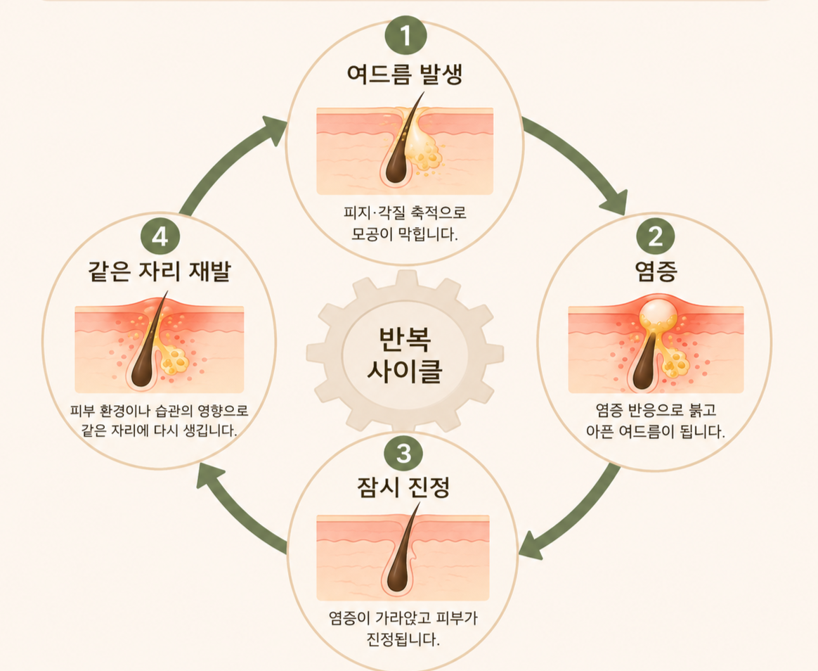 [안양점] 안양여드름치료 기간은 얼마나 걸릴까요? - 해율한의원