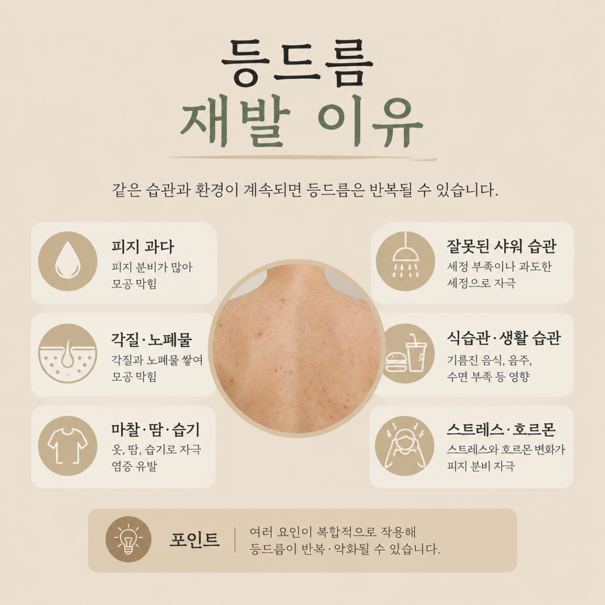 [안산점] 등여드름 등드름 색소침착 미세약초침 치료에 대해 안산 해율한의원이 설명드립니다 - 해율한의원