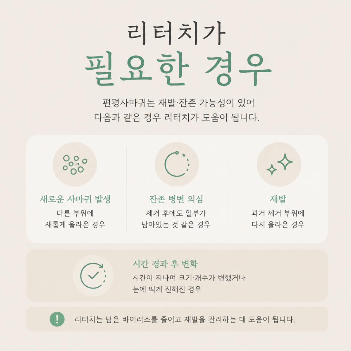 [안양점] 안양편평사마귀 오돌토돌한 돌기가 늘어나는 이유, 원장님이 설명드립니다 - 해율한의원