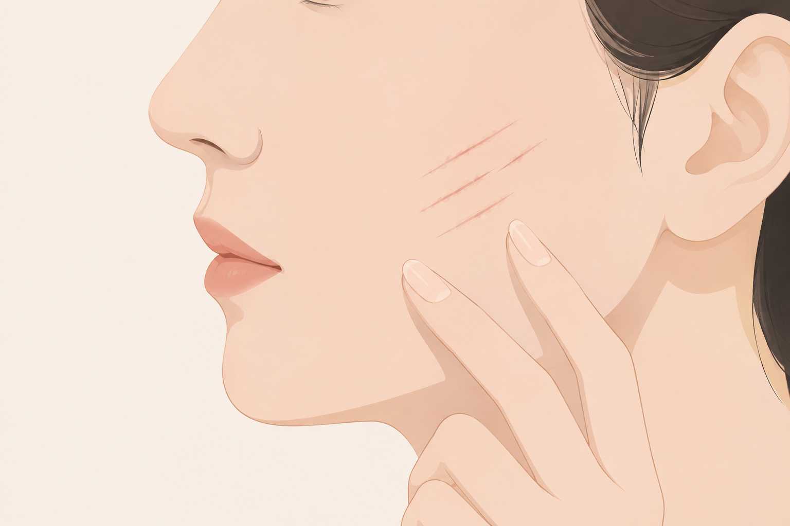 [수원점] 어렸을 때 손톱으로 긁은 흉터도 채워질 수 있나요? - 해율한의원
